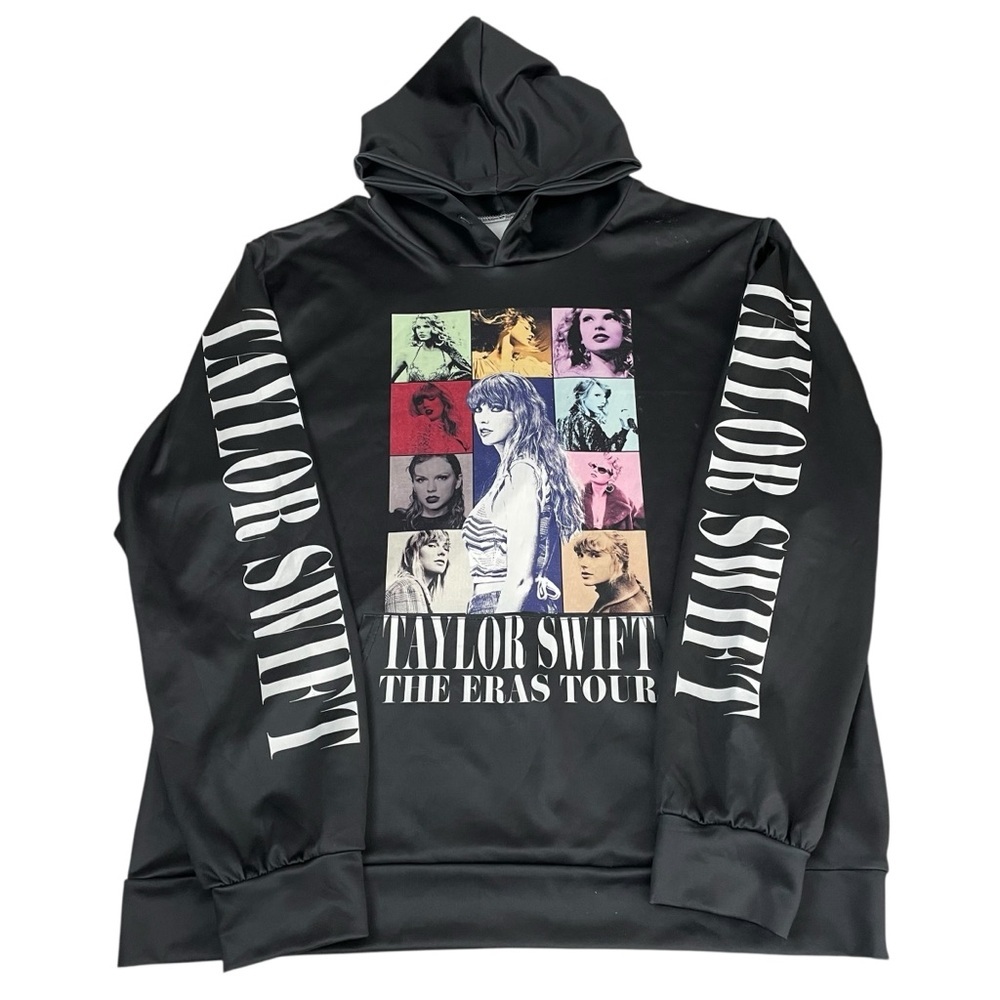 Taylor Swift THE ERAS TOUR Pullover Hoodie Black‎ - Picture 6 of 13
